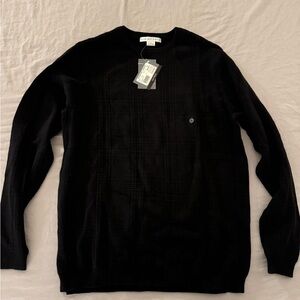 NWT Geoffrey Beene Easy Pieces Black Sweater Size Small